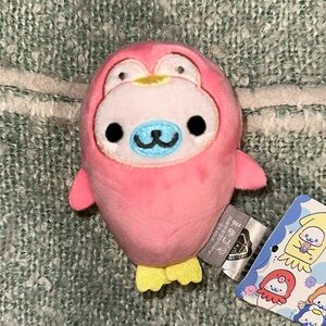 San-X Mamegoma Penguin Plush 3.5” NWT